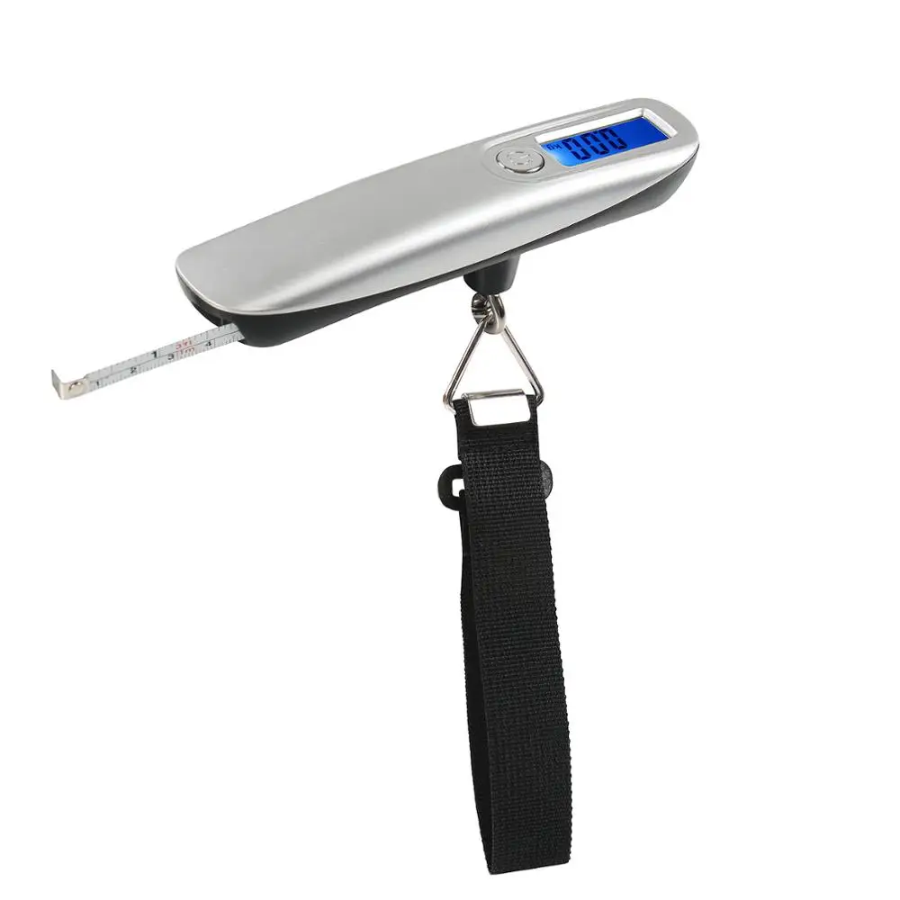 Portable Luggage Scale Electronic Suitcase Travel Hanging Weighs Scales With Backlight 50kg/10g