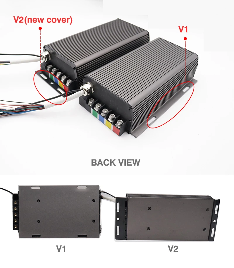 Контроллер для электровелосипеда Sabvoton SVMC72150 UKC1 V2 48 В 60 в 72 150 А 8 кВт BLDC с TFT-дисплеем спицевого двигателя
