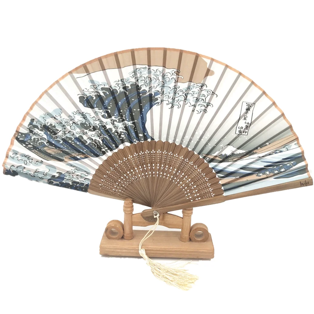 中国工厂批发定制涤纶教堂手握扇子手扇舞折叠手扇 - buy folding