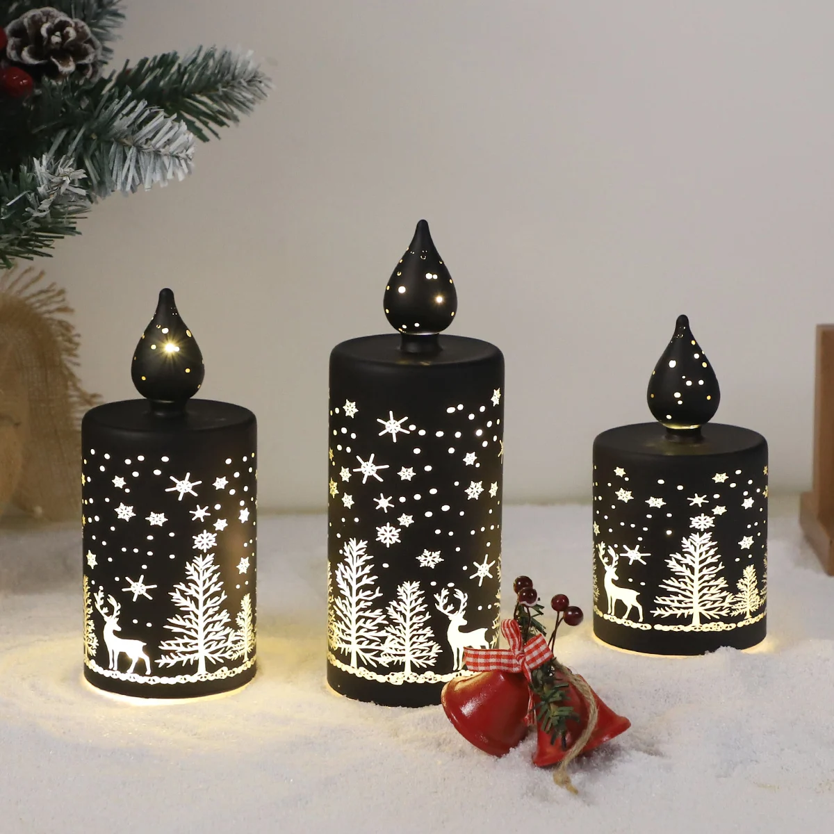 Home Decorative Soft and Bright LED Battery Operated Candles Flameless Candles with Timer