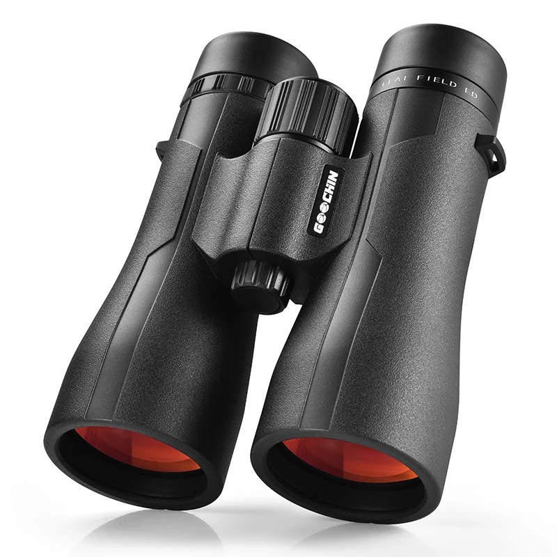 GOOCHIN ED 12x50 Prism Binoculars Glass Dielectric Coated IPX7 Waterproof Image Stabilized P3C Phase Film Telescope 50mm