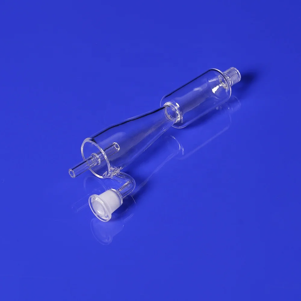 Customized Chemical Laboratory Cyclone Dust Separator Quartz Glass Spiral Tubes