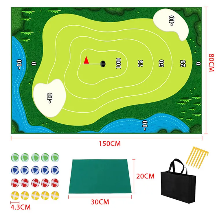 123sports Portable Golf Hitting Putting Mat For Practice Buy Pgm Golf