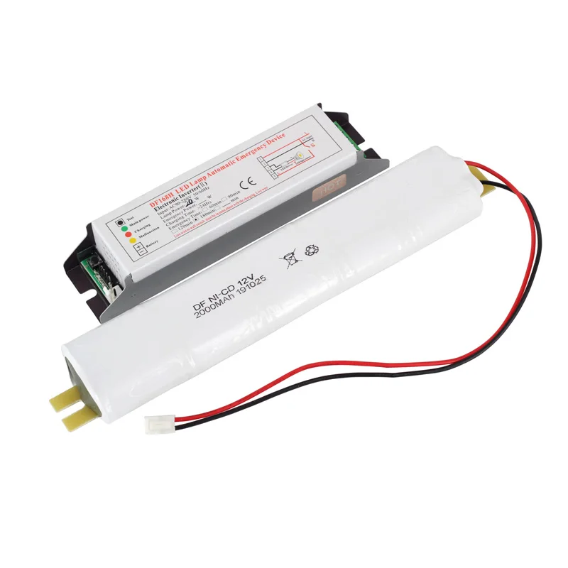 Hot sale LED emergency driver power supply for 3-40W lamps down to 5W 3 hours with rechargeable battery