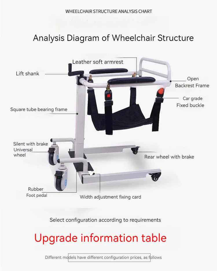 Multi-function Lift Machine Flexible Transfer Chair Bath Patient ...