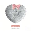 Patrón de corazón grande de punto en relieve