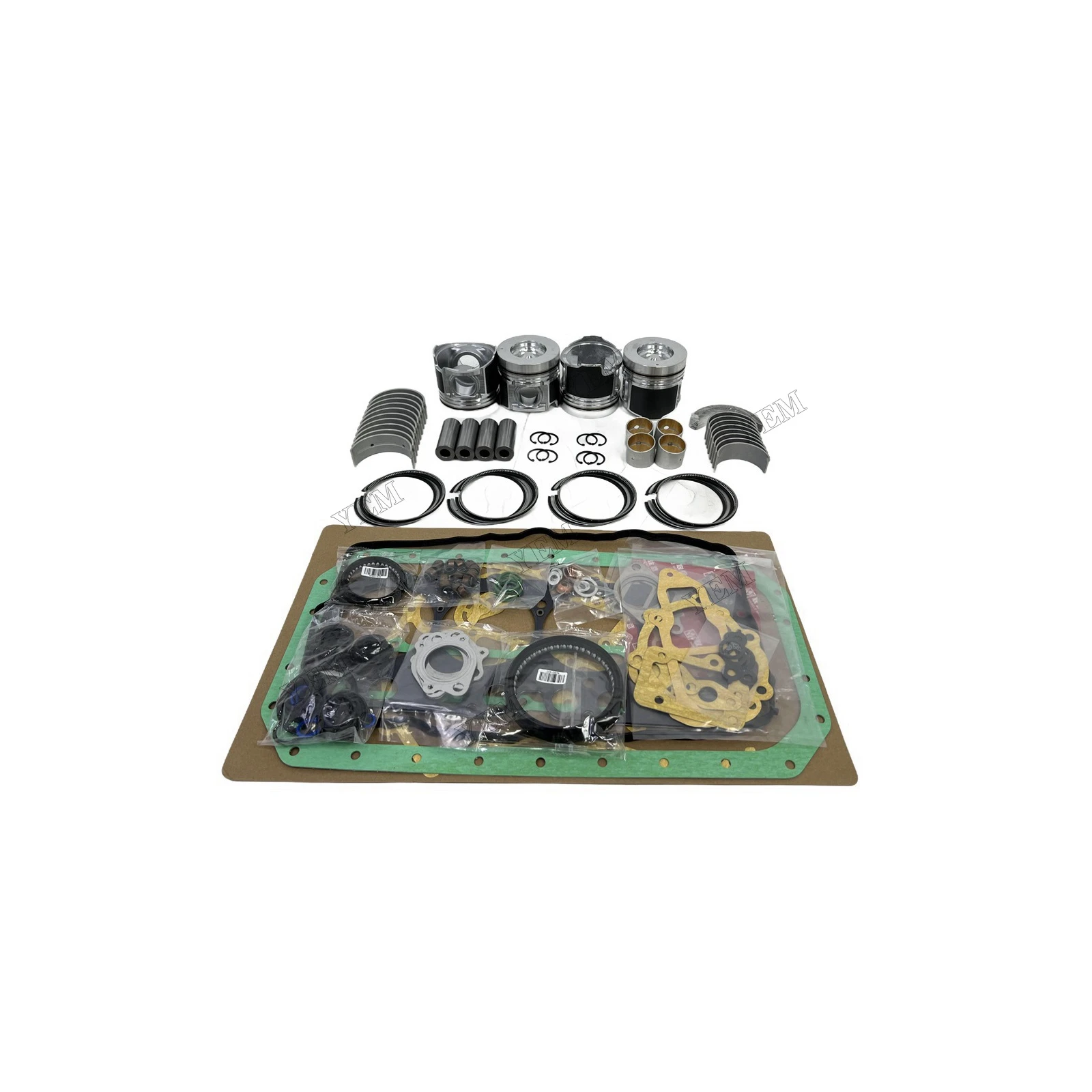 Repair Kit With Piston Rings Gaskets Bearings Suitable for Hino N04C Genuine Engine Parts