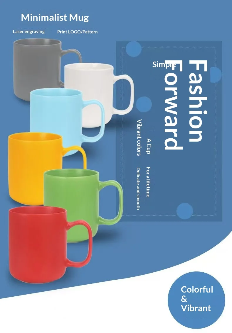 Ceramic Mug Breakfast Cup Coffee Cup Custom logo Manufacturer Wholesale Can Print Photos Pictures Text preview 3