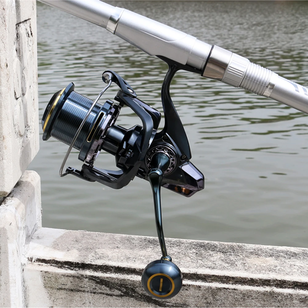 Saltwater 8000 10000 12000 14000 10+1BB 30KG Max Drag Chinese Surf Fishing  Reels Metal Body Saltwater Spinning Surf Reel for Sea