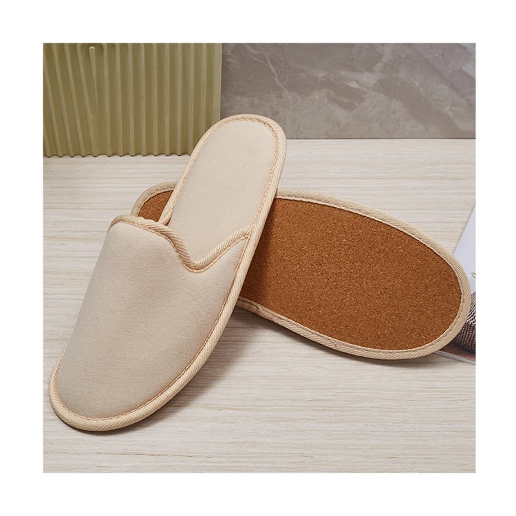 Skillful Manufacture Eco Friendly Hotel slippers Soft Comfortable Biodegradable Slipper for Hotel Guest Spa Airline manufacture