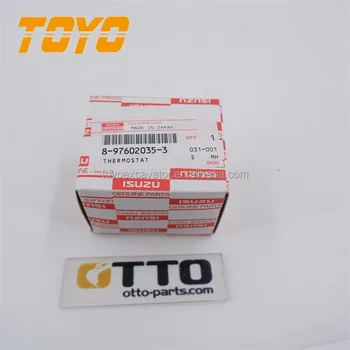 Construction Machinery Parts 8-97602035-3 Thermostat For Excavator