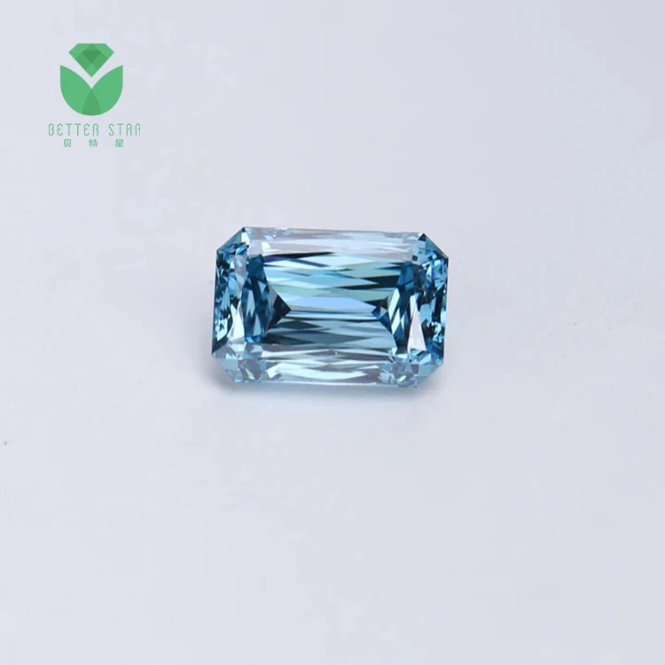 Lab Blue Diamond 0.52 Carat Lab Created Blue Diamond Blue Diamond