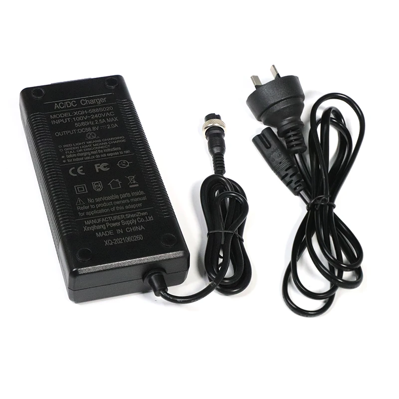 スーパーブスケートボード充電器 58.8V 2A ゼロ8x 9 10 10x用急速充電器