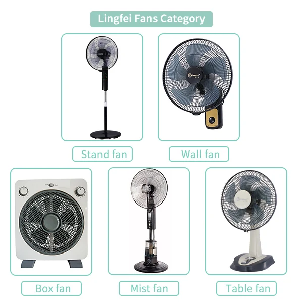 summer products electric stand fan with timer