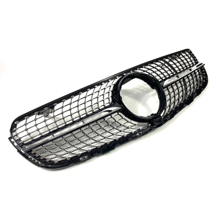 product tiypeor car diamond front bumper grille abs mesh grille with camera for mercedes benz x253 2016 -3
