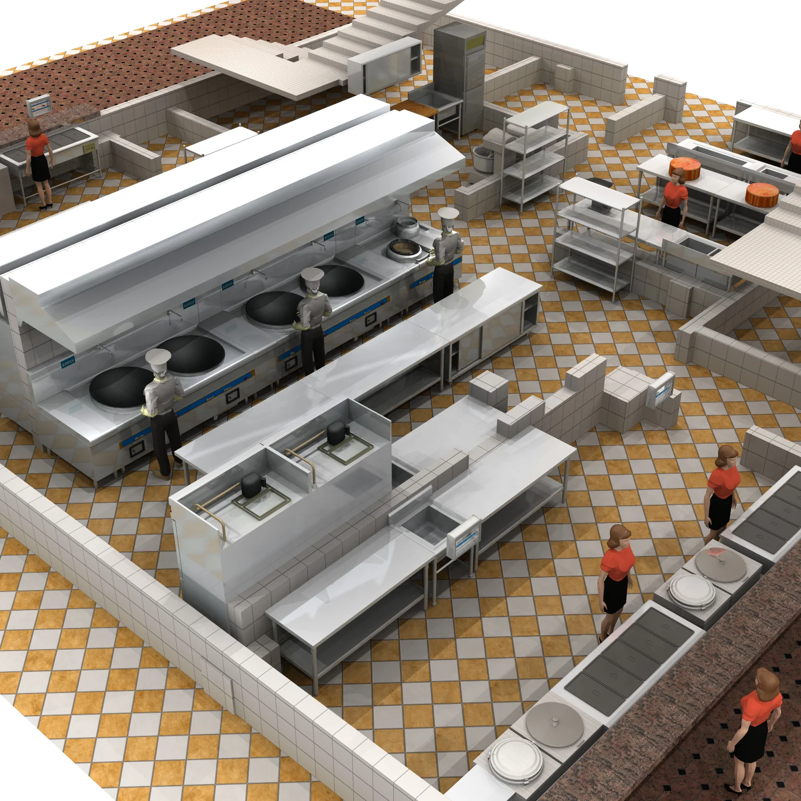 Commercial Kitchen Design Factory Canteen Kitchen Project Central