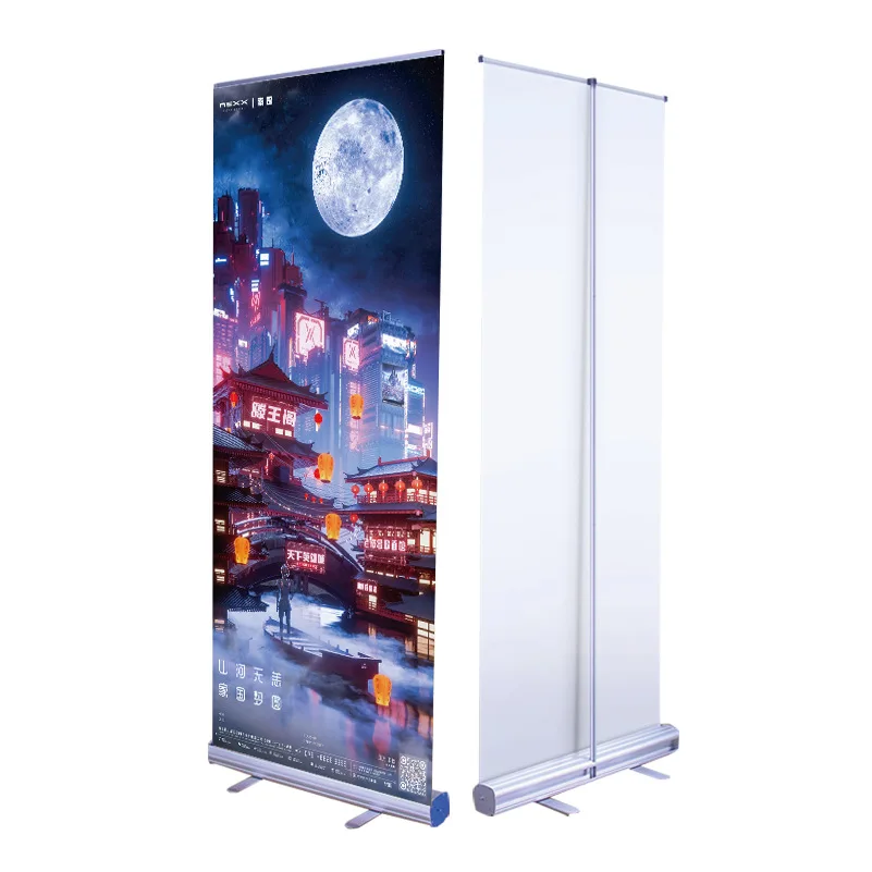 FEAMONT Roll Up Banner Stand Standard Retractable RollUp Banner Stands