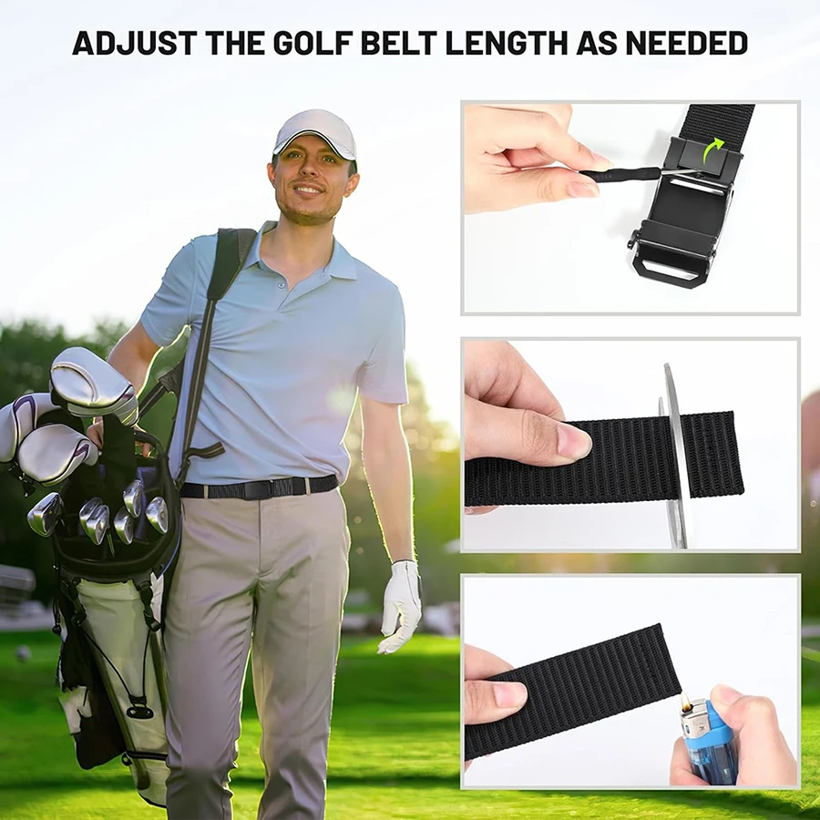 Hot Selling Adjustable Training Nylon Ratchet Belts Men's Golf Casual Jeans Adjustable Tactical Belt
