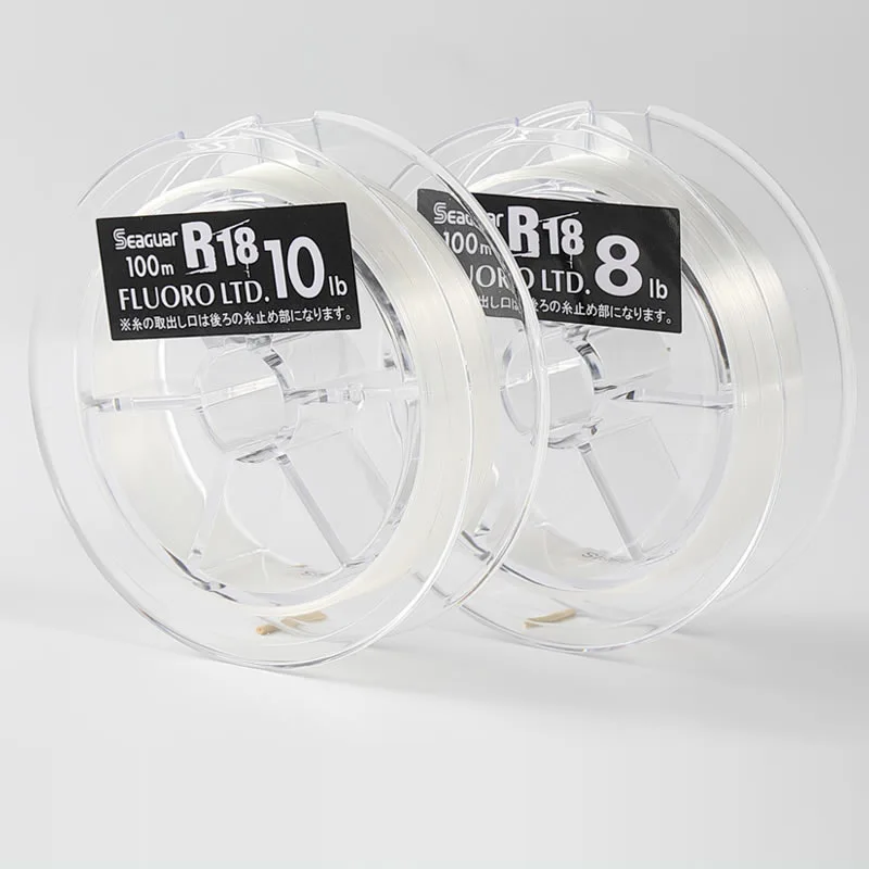 KUREHA R-18 Fluoro Limited Fishing Line - 100m, 8lb Test, Clear Fluorocarbon Main Line - View #8