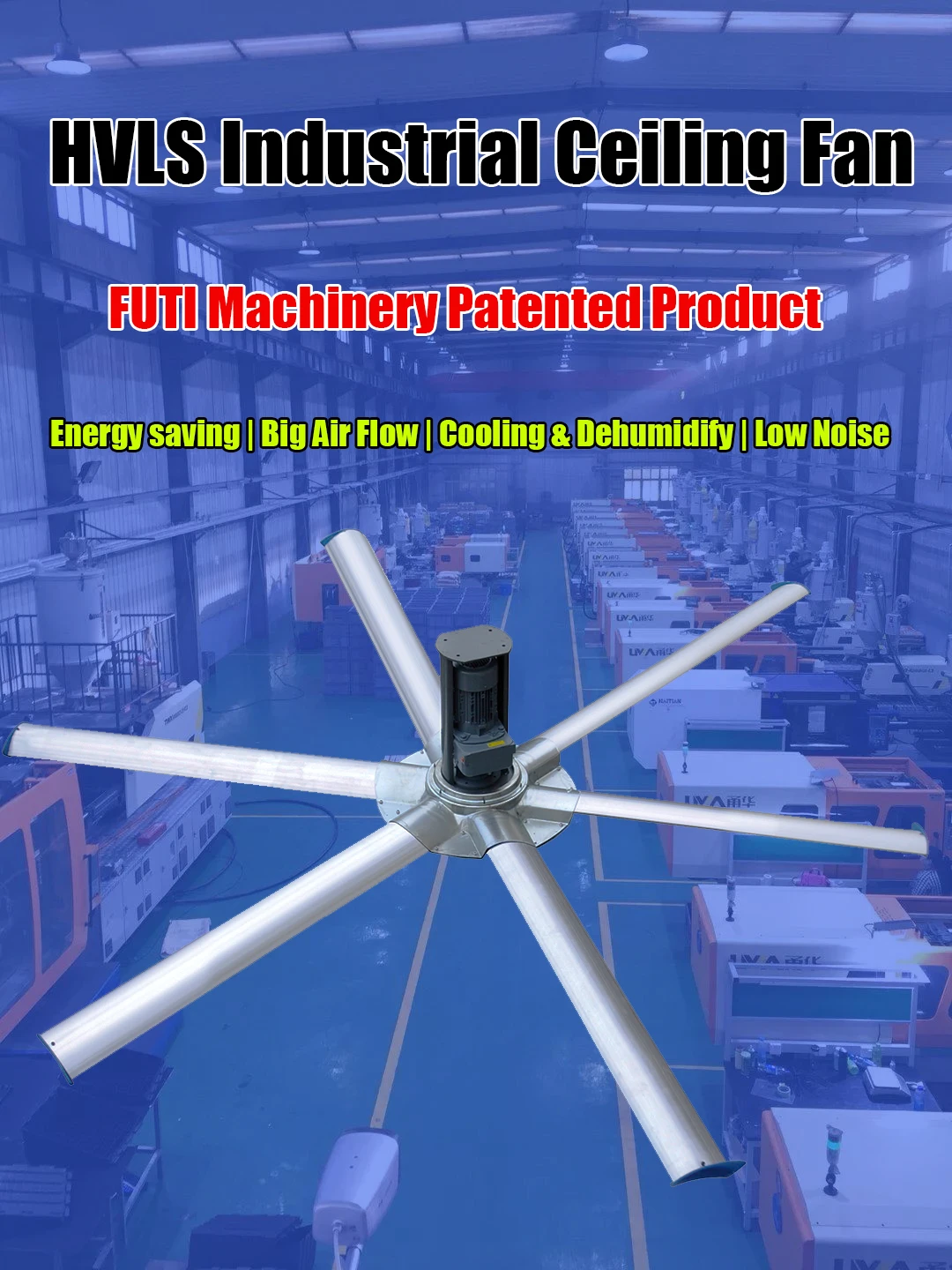 Giant Commercial Low Noise Big Wind Air Flow Garage Vent Large