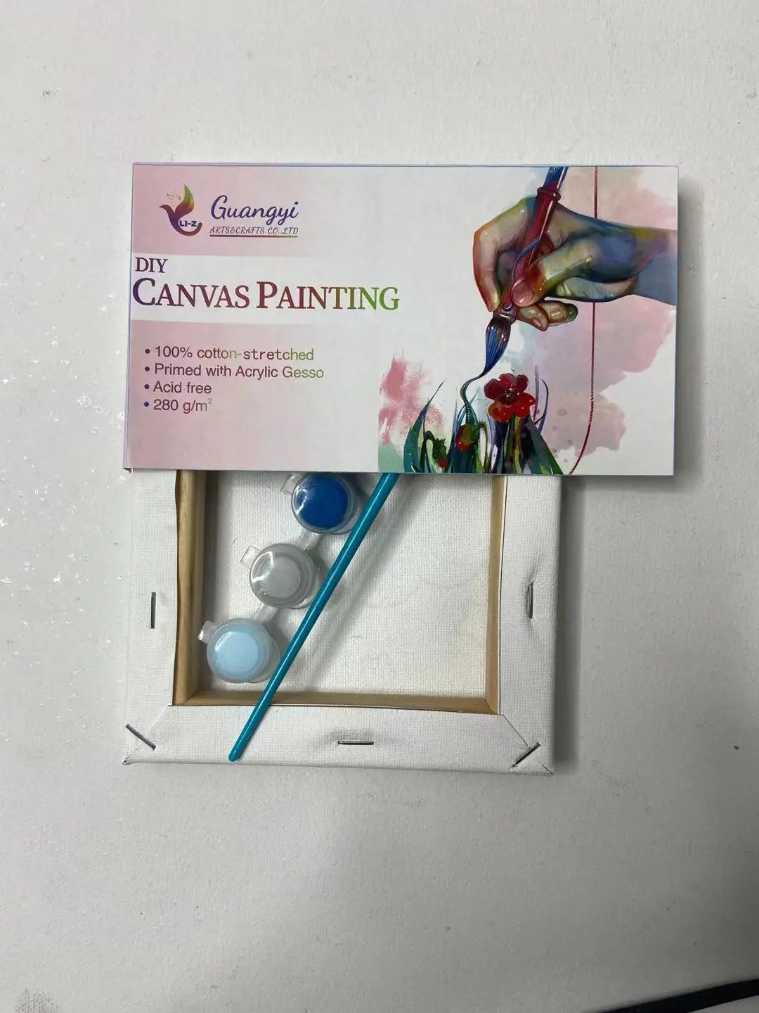 Buy Kids Canvas Painting Kit Pre Printed Canvas To Paint from Jinhua  Guangyi Arts & Crafts Co., Ltd., China