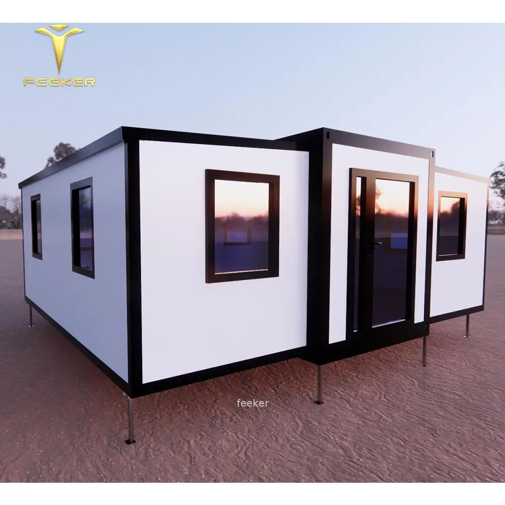 Metal Expandable Container House With 4 Bedrooms: Luxury Prefab Homes in South Africa and China