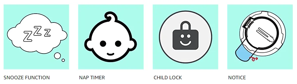 Kids Children Sleep Trainer for Toddlers Nap Timer Wake up Night Light Alarm Clock for Bedroom Best Gift For Teens Girls Boys