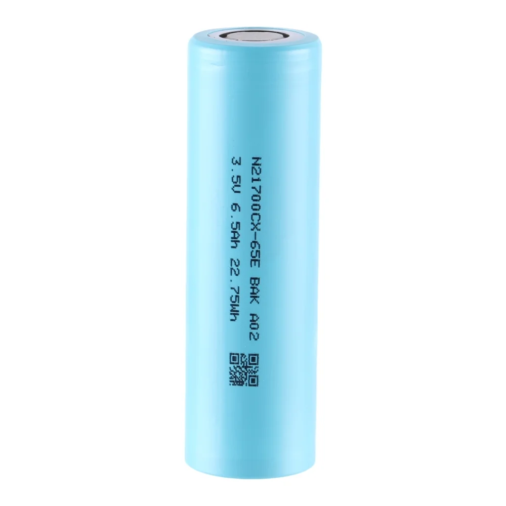 BAK 21700 21700CX-65E 6500mAh 25.4A 3.5V Rechargeable Lithium Ion