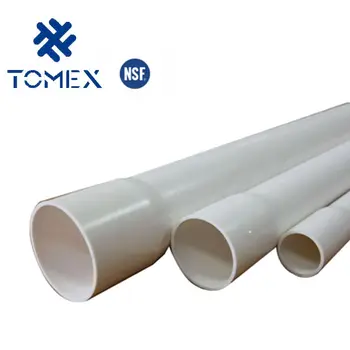 Astm Pvc Pipe U-pvc Plastic Pipe Sch40 Or Sch 80 1/2-6 Inch Pipe With ...