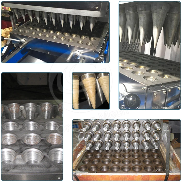 ORME Customized Cono De Helado Waffle Edible Cup Miniature Ice Cream Cone Snack Maker Fill Equipment