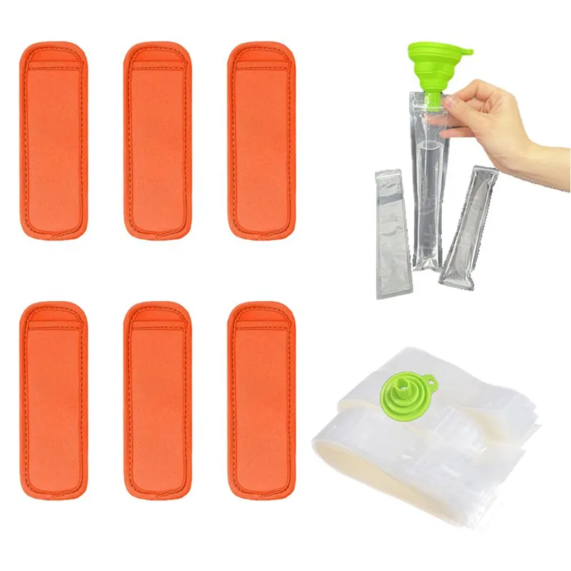 High Quality Silicone Funnel Disposable Diy Ice Cream Pop Popsicle