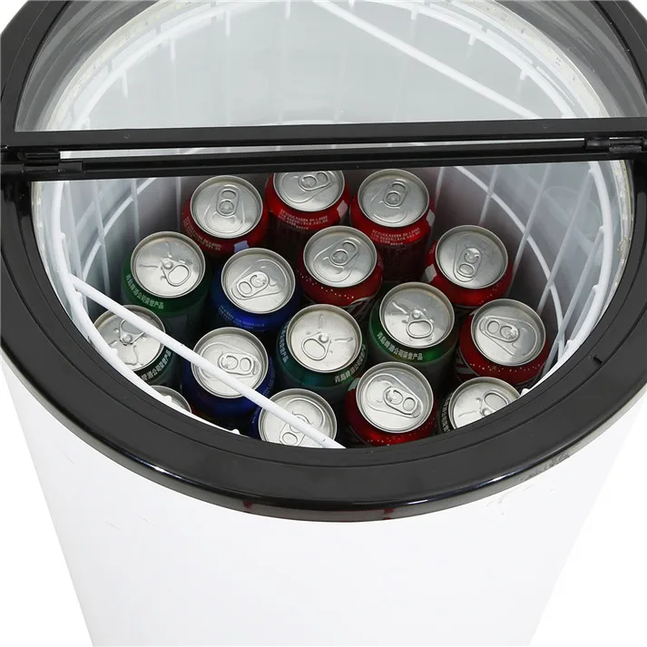 Red Bull Mini Fridge Glass Door Can Shape Freezer - Display Drinks