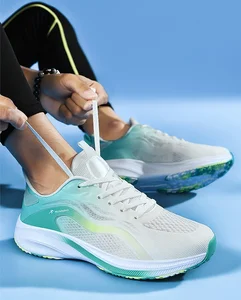 KICKSLOE Reflective Running Shoes Mesh 46 Summer 47 Breathable 48 Sports Shoes Lightweight 45 Soft-Tread Running Shoes