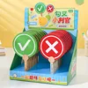 Xz-68217 carte divertenti a mano - vero o falso - 18 scatole