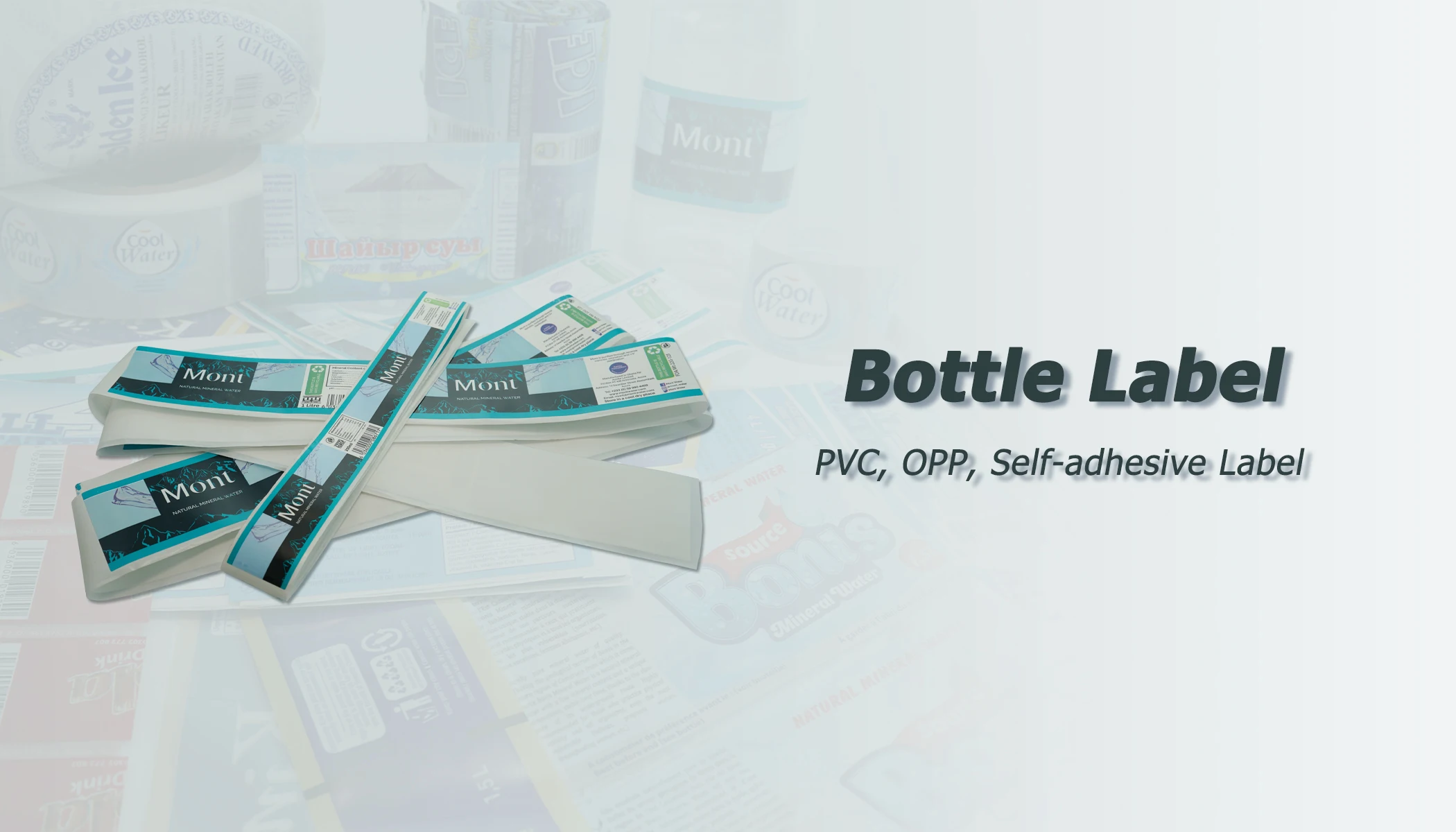 Factory Wholesale Bulk Discounted PVC Shrink Sleeves for Private Label Bottled Water with Low MOQ & Fast Production Turnaround details