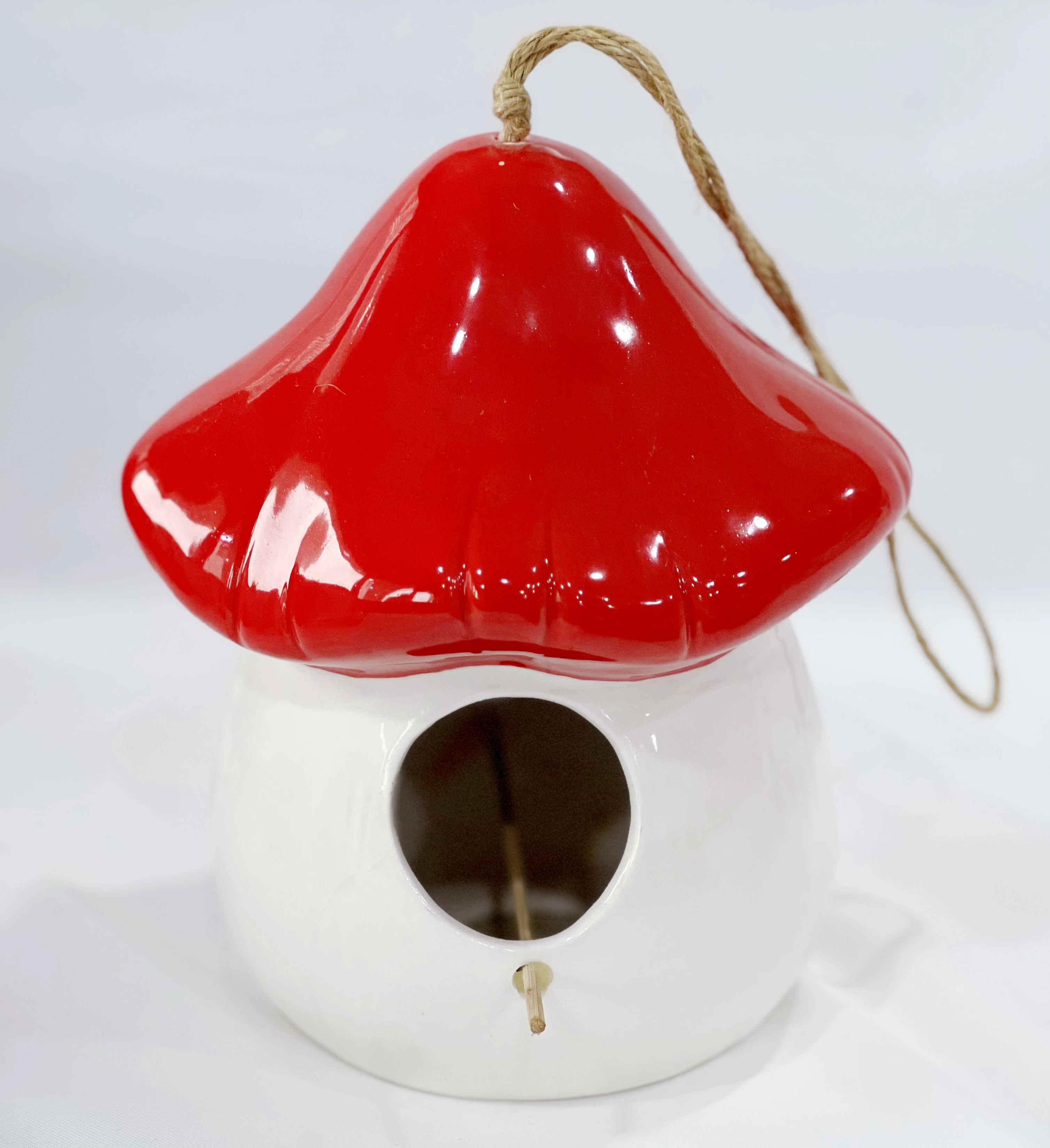 Ceramics mushroom shape bird houses coconut bird house bird house camera