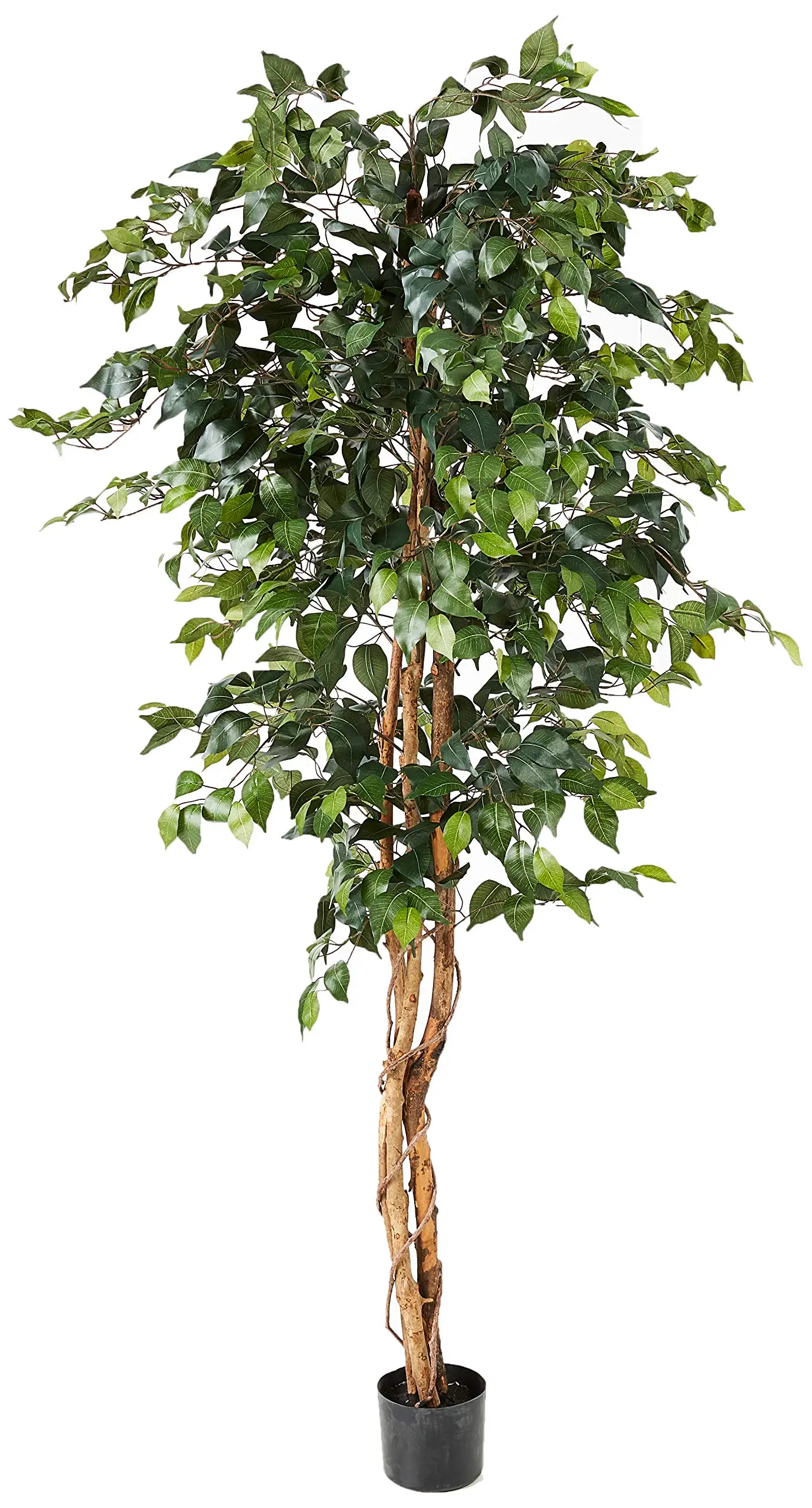 Искусственное шелковое дерево фикус с пластиковым горшком для детской искусственное растение офисного дома фермерского гостиной домашнего декора внутреннего и наружного