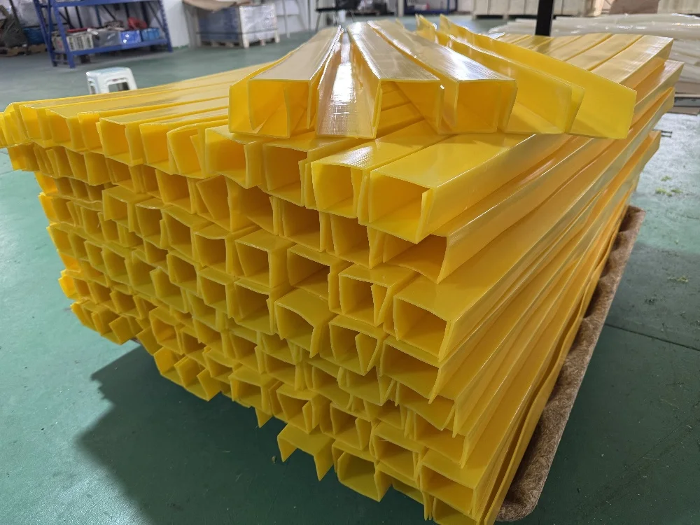 Precision Anti-Microbial & Wear-Resistant PU Extrusion Profiles for Material Handling Customizable Cutting Processing Service details