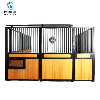 Wholesale Cheap 12ft Horse Stable Powder Coated Horse Stall Stable 3m 3.5m 4m 5m Mobile Portable Horse House Stable