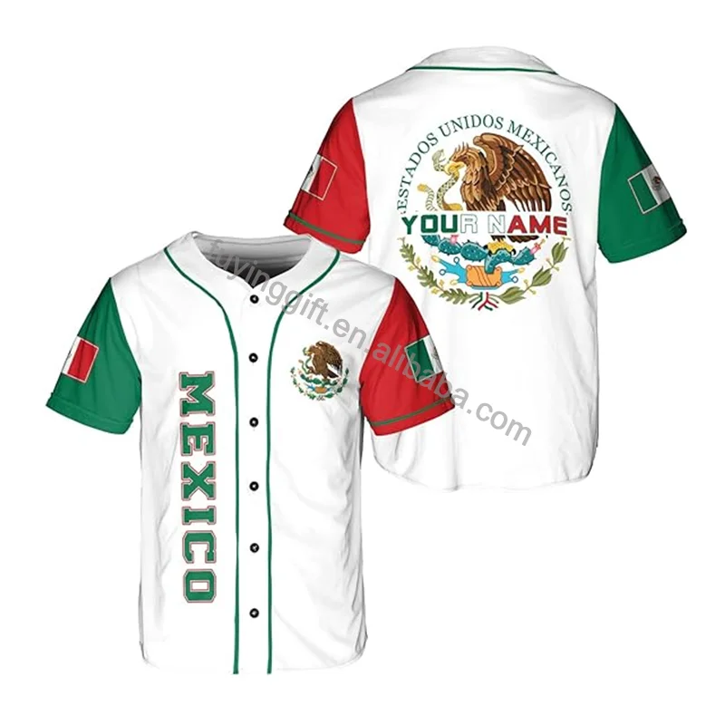 Personalization Custom Name Mexico Baseball Jersey Football Jersey