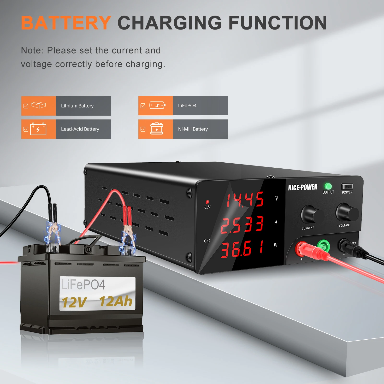 LW-3020KD 30V 20A DC Regulated Power Supply - Digital Adjustable 