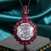Pendentif en or noir et diamants blancs avec chaîne Chopin