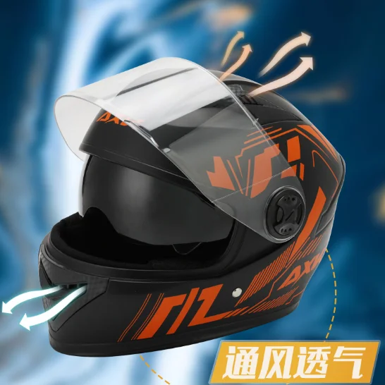 Мотоциклетный шлем гоночный на все лицо для мотоциклов