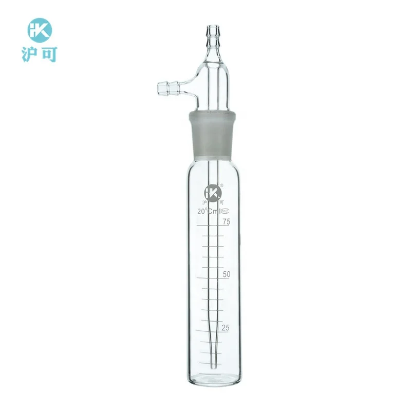 Huke Lab Glass Absorber Bottle Gas Sampling Tube Impinger10ml~275ml