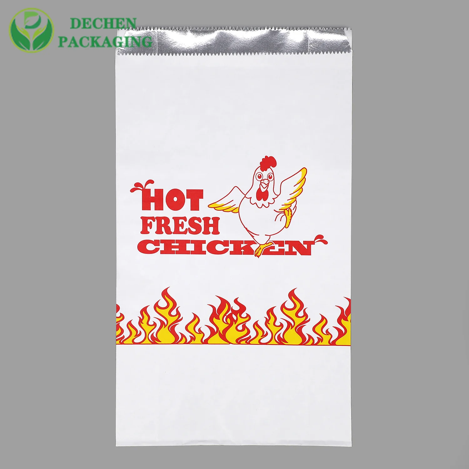 Hot Dog Packaging Burger Aluminum Foil Texture Bag