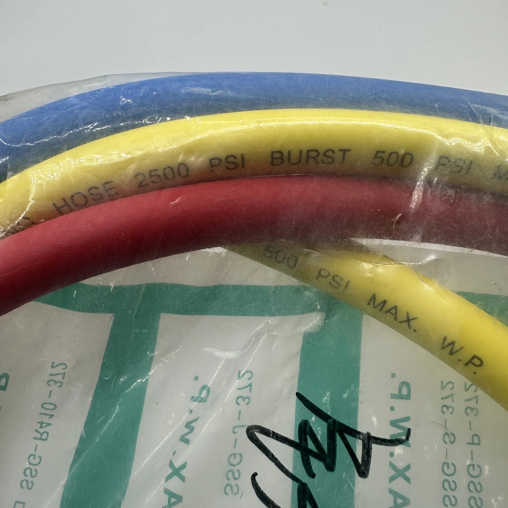 High Strength Refrigerants Charging Hose R12/22/502 Gas Charging Hose 2500psi Air Conditioning Parts Fluoride Hose