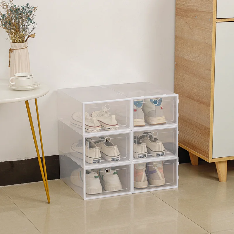 2023 Plastic Stackable Drawer Bins Containers For Sneaker Display ...