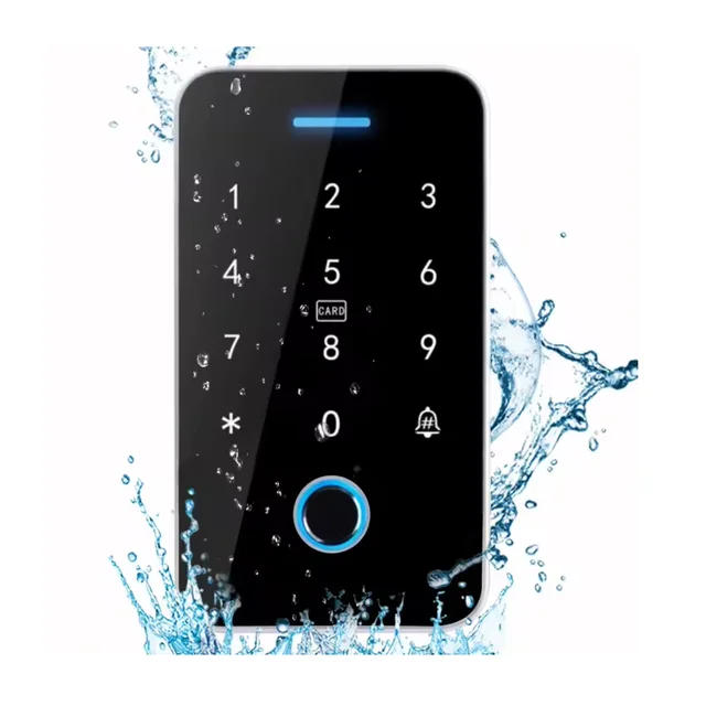 New IP67 Waterproof Tuya Fingerprint Access Control Rfid Card Reader Touch Keypad Access Control Device