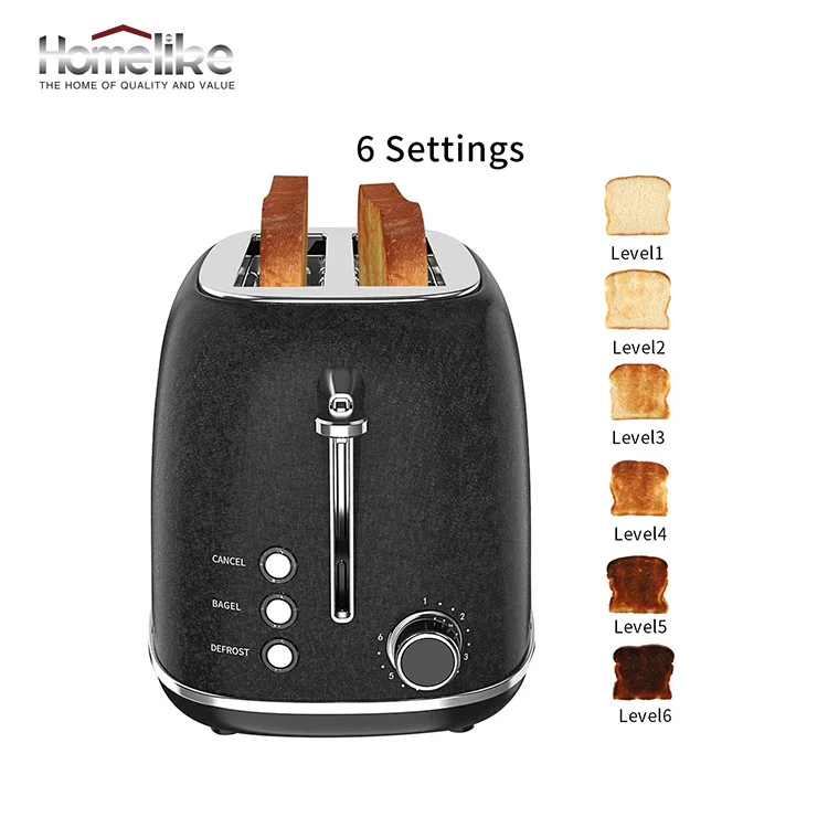 2023 лучшие продажи домашний электрический 2 ломтика тостер из нержавеющей