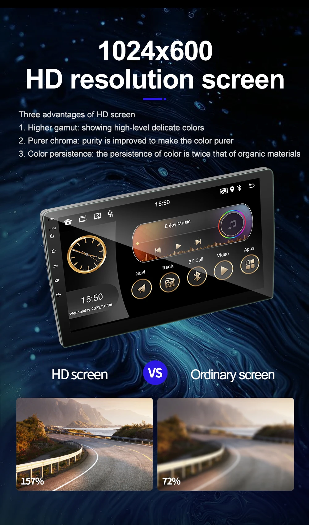 Universal Car Radio Player With Camera